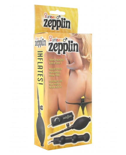 Dildo Anale Gonfiabile Vibrante Zepplin Inflatable Anal Wand Black