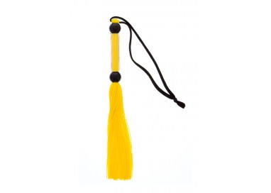 Fruste e Paddle - Yellow Silicone Flogger Whip - Guilty Pleasure