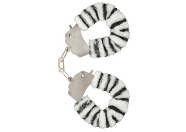 Costrittivo - Furry Fun Cuffs Zebra - Toy Joy