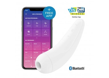 Sex Toy con App - Curvy 2+ White - Satisfyer