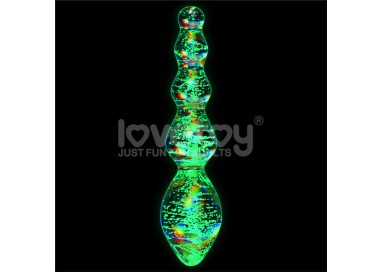 GLOW IN THE DARK GLASS DILDO