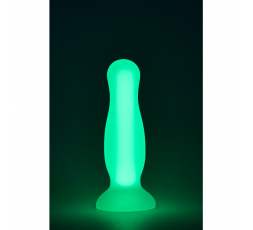 RADIANT SOFT SILICONE GLOW IN THE DARK PLUG SMALL GREEN - SEXY SHOP - ITRASGRESSIVI- SHOP ON LINE