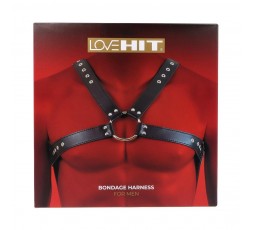 Love Hit by Virgite - Pettorale da Uomo Mod.3 - Nero - sexyshop -shoponline - itrasgressivi