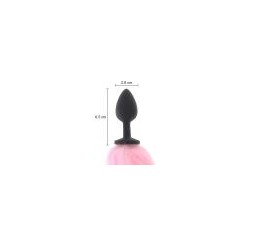 Unicorn Tail & Buttplug LED Black - sexyshop itrasgressivi - shoponline